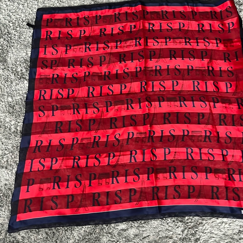 Paris - French Square Scarf / Bandana / Hankerchief - French Tourism gift